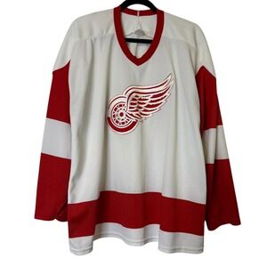 Vintage 90's Detroit Red Wings CCM NHL Hockey Jersey Sz XL
